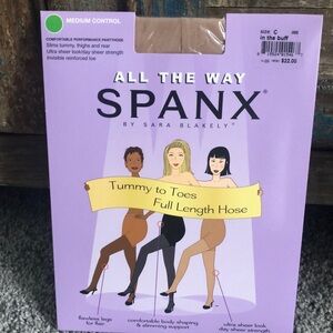 Spanx Sara Blakely All The Way Pantyhose Size C In the Bluff